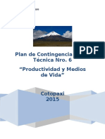 Plan de Contingencia MTT6-COTOPAXI