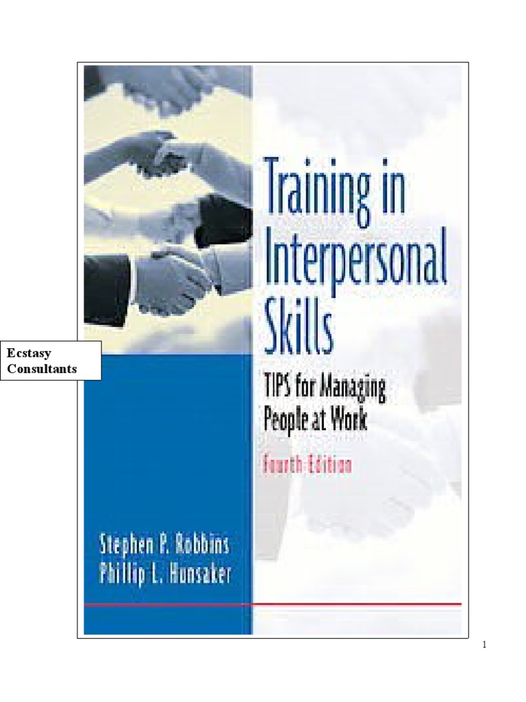 Interpersonal Skill Workbook | PDF | Social Skills | Body Language