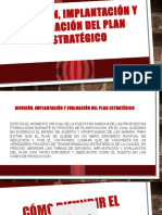 3.- Difusión, Implantación y Evaluación