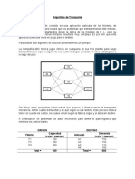 3.1 Algoritmo de Transporte (1)