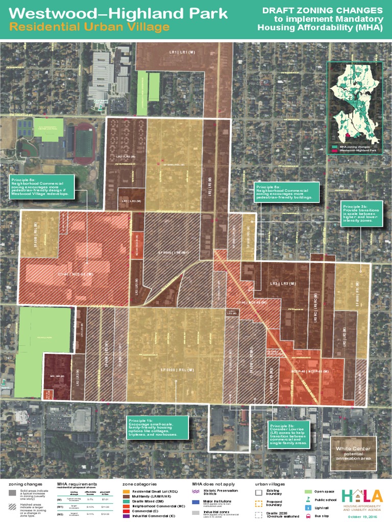 MHA Draft Zoning Changes Westwood Highland Park Zoning Urban