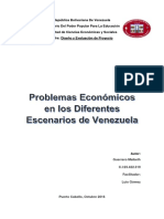 Problemas Económicos en los Diferentes Escenarios de Venezuela  Guerrero Maibeth