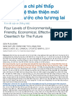 Bí mật của chi phí thấp công nghệ thân thiện môi trường nước cho tương lai  / Secrets of Environmentally Friendly, Economical, Effective Water Cleantech for The Future