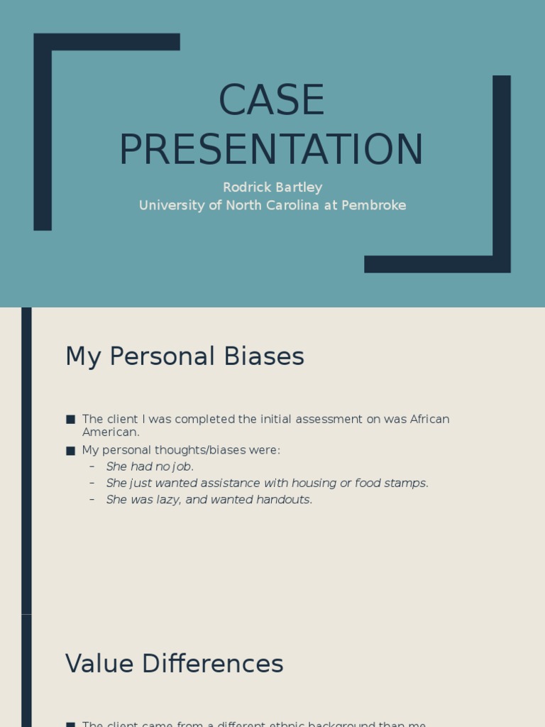 Case Presentation | PDF
