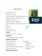 Curriculum Vitae Tania Garcia