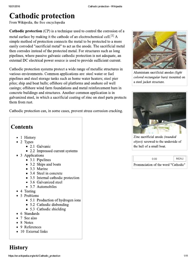 Cathodic Protection | PDF
