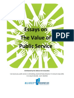 Value of Public Service Essays