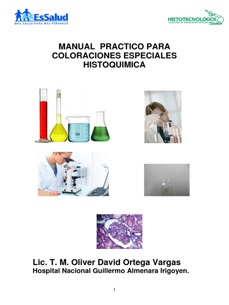 Manual de Coloraciones Histoquímicas | PDF | Tinción | Carbohidratos