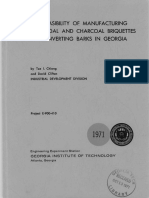 The Feasibility of Manufacturing Charcoal and Charcoal Briquettes by Converting Barks in Georgia