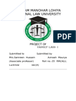 Dr. Ram Manohar Lohiya National Law University: Project O