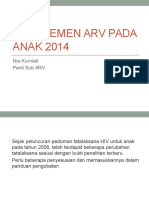 Manajemen ARV Pada Anak 2014