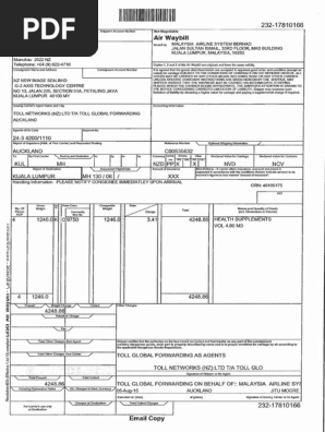 Air Waybill