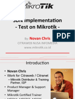 SDN Implementation on Mikrotik-Novan Chris