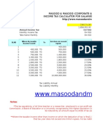 Pakistan Salary Income Tax Calculator Tax Year 2016 2017