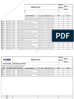 Punch List: Subsystem HA03-06 Print Date 2016-10-04 Subsystem Description Boiler Sealing Air System Unit #3