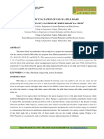 Sensory Evaluation of Papaya Milk Shake