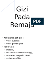 Gizi Pada Remaja