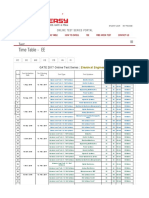 GATE 2017 Online Test Series Schedule Time Table EE-MADE EASY