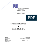 Control de Relación y Control Selectivo