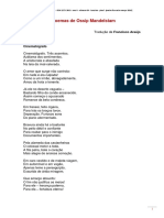 Ossip Mandelstam - 5 Poemas