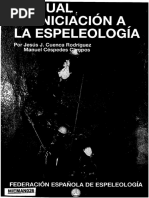 Manual Iniciaciona La Espeleologia PDF | PDF