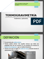 Termogravimetría