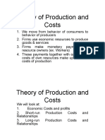 Topic 3 Theory of Production and Costs1 - Updated