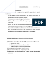 Load Estimating: Space Characteristics and Heat Load Sources