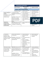 Professional Learning Plan