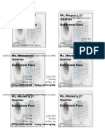 Mr. Meyer's 1 Quarter Bathroom Pass Mr. Meyer's 1 Quarter Bathroom Pass
