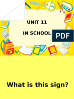 What is This Sign - Unit 11 in School Yr3
