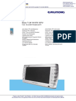 Grundig DAVIO 7LW 18-5701 Portabler TV DC 0489166 001