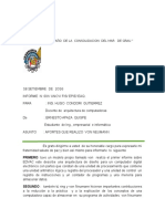 Informe de Aportes