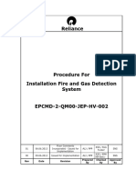 Procedure For Installation of Fire and Gas Detection System