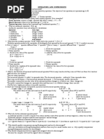 Operators and Expressions-chapter -8