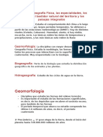 Tema 2 y 3 - La Geografía Física