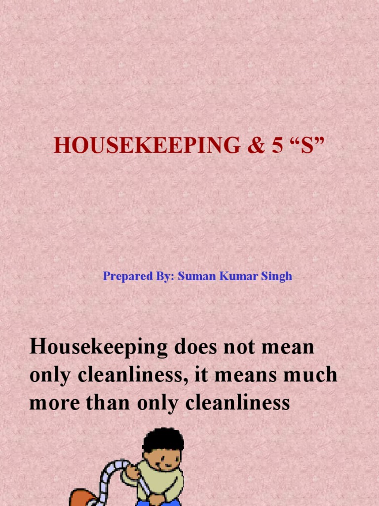 Housekeeping and 5s PDF Housekeeping Business