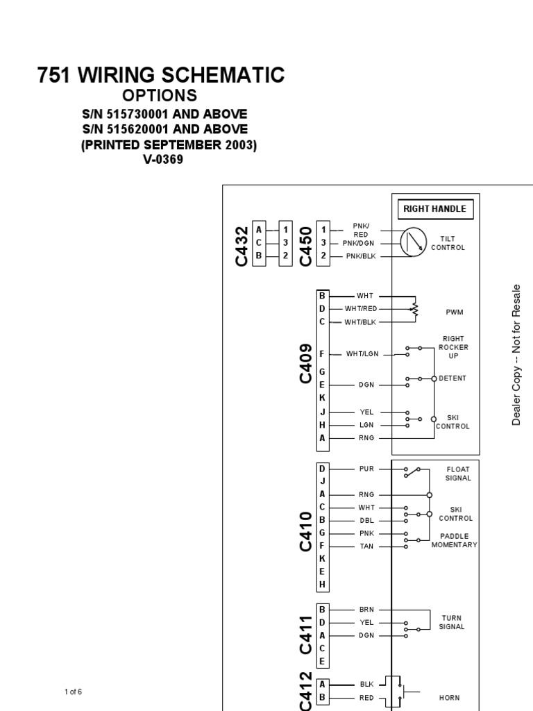 751 Wiring Schematic Options PDF Manufactured Goods Electronics