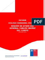 Informe Diálogo Ciudadano Región de Aysén