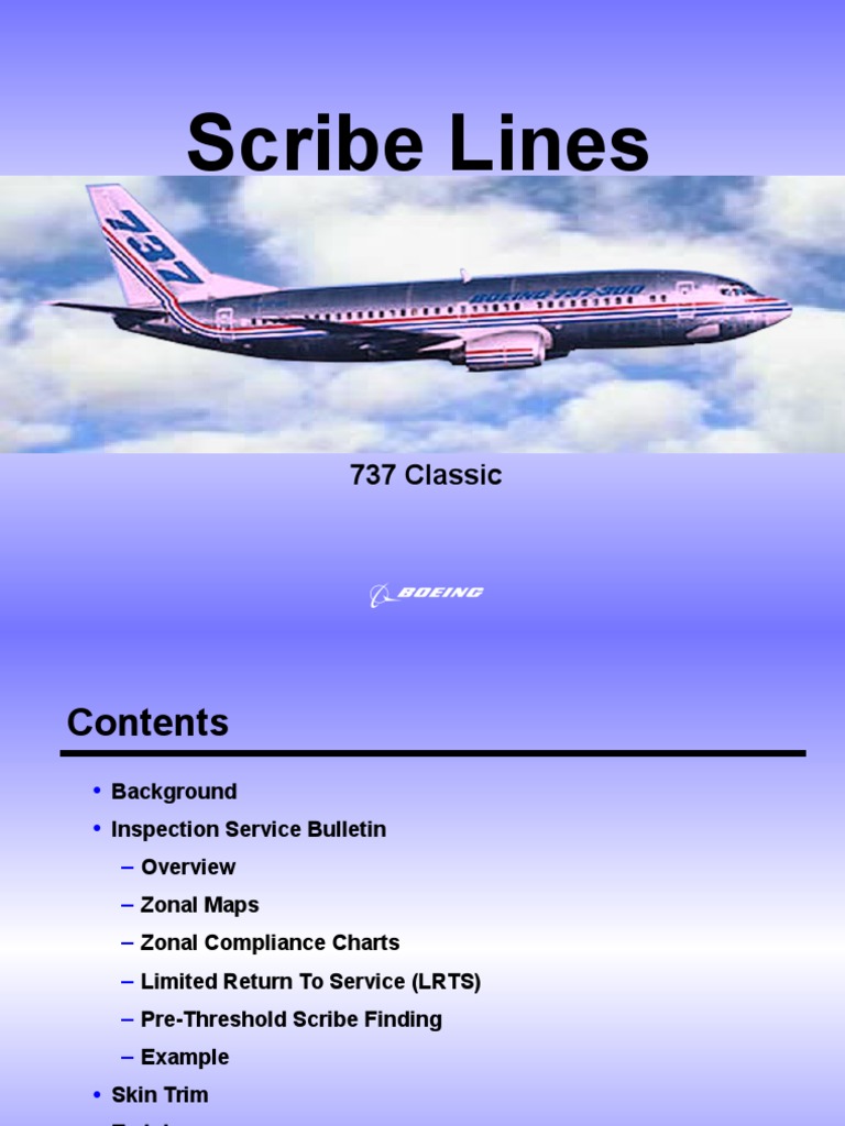 05 Scribe Lines Airlines Nondestructive Testing