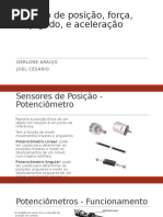 Medição de Posição Força Conjugado e Aceleração