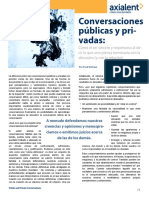 Conversaciones Publicas y Privadas Por Fred Kofman