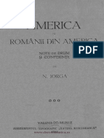 Iorga America Si Romanii Din America PDF