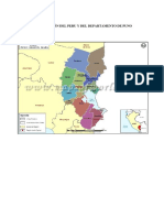 Mapa de Ubicación Del Peru y Del Departamento de Puno