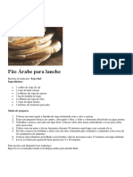 Pão Árabe para Lanche PDF
