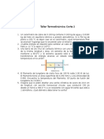 Taller Termodinámica Corte 2