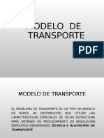 Modelo de Transporte