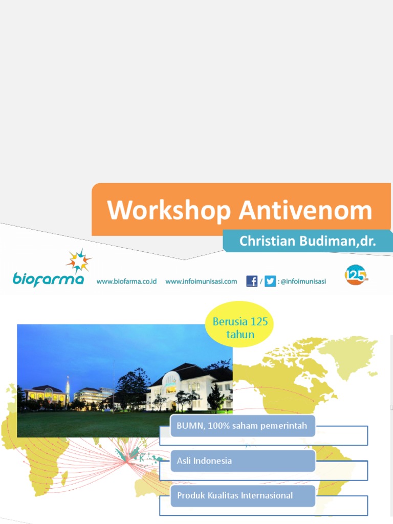 Workshop Antivenom dan Biosave | PDF