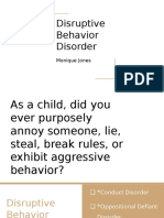 Disruptive Behavior Disorder