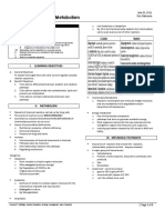 Biochem 2.1 Introduction To Metabolism